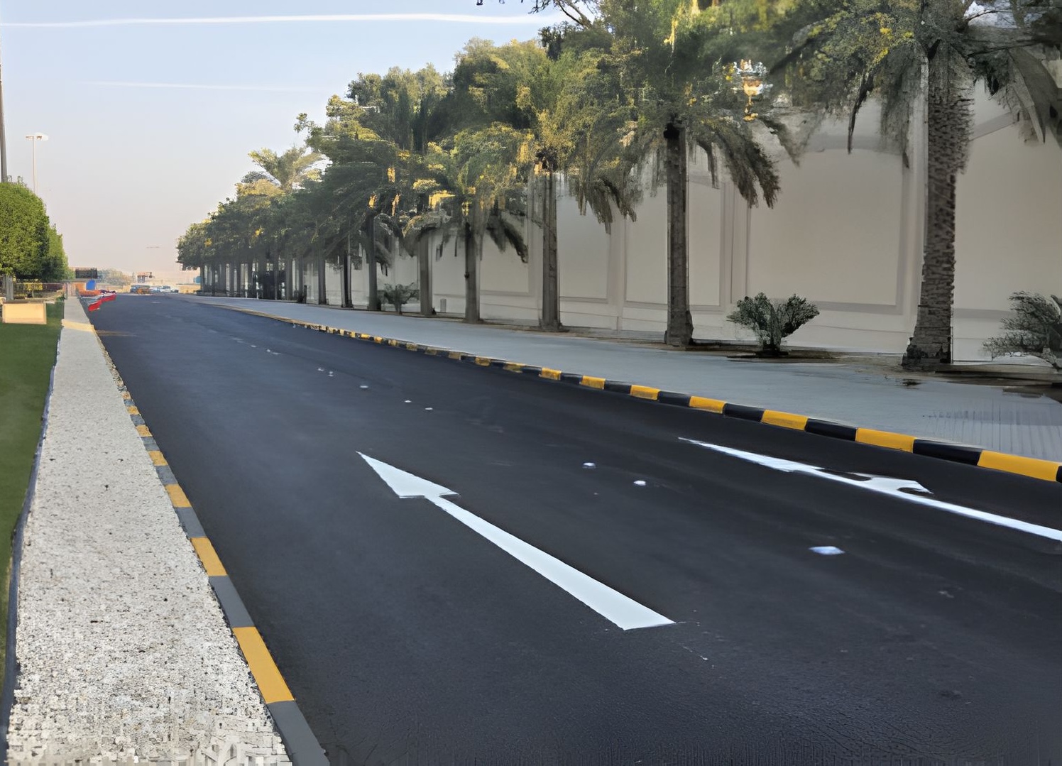 Asphalt Wearing Course Paving